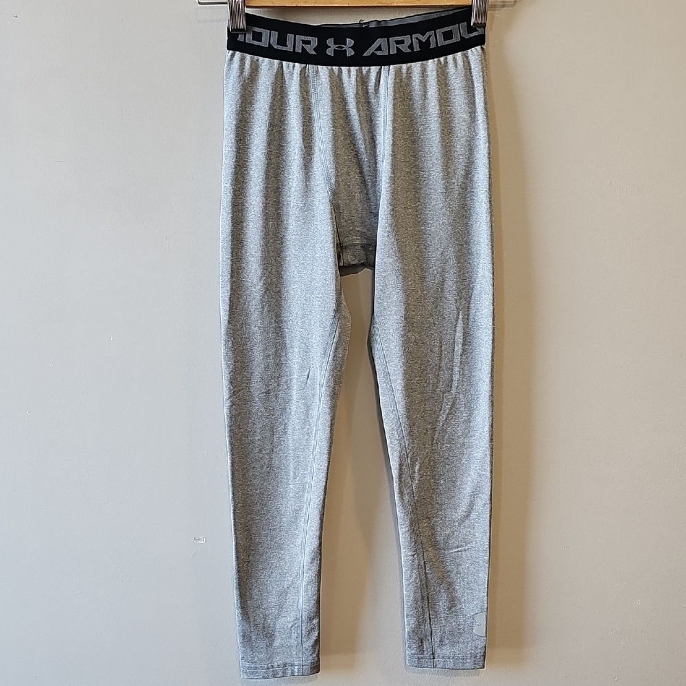 Under Armour Youth Medium Gray Fitted Leggings